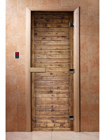 Дверь для бани DoorWood с фотопечатью А020 1900х700