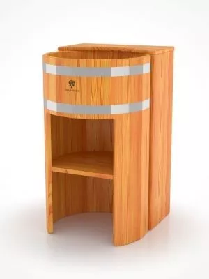 Умывальник Bentwood – стойка прямая лиственница натуральная