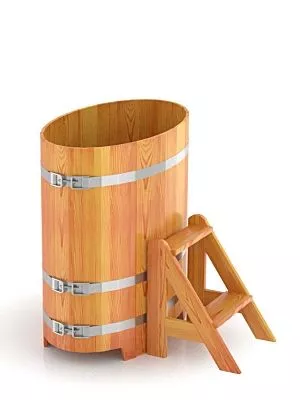 Купель овальная Bentwood 0,76х1,16х1,20м