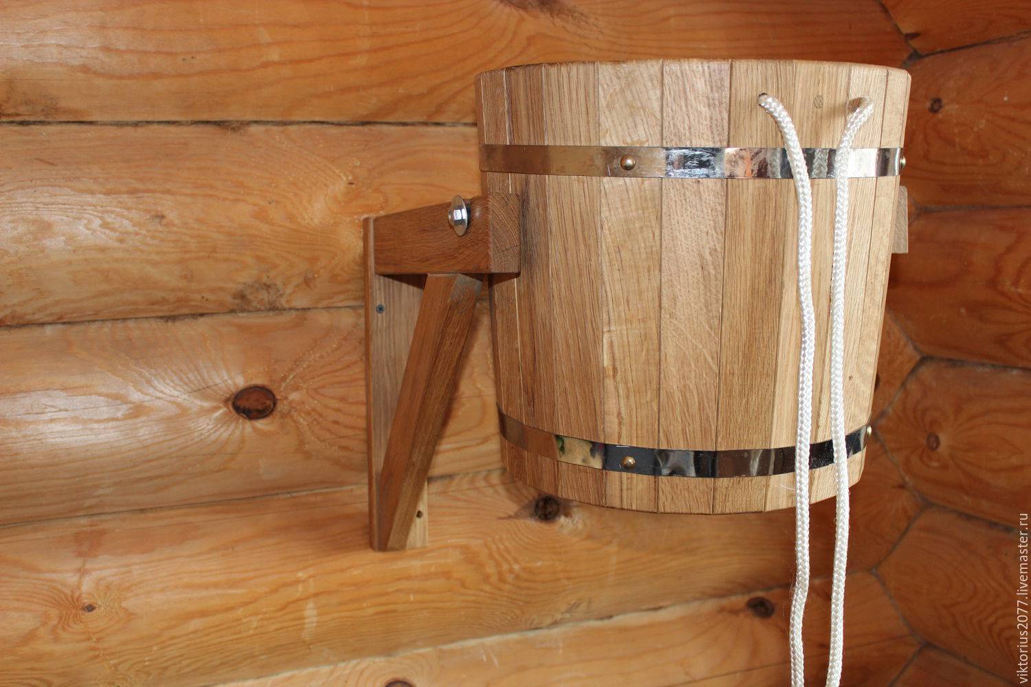 Обливные ведра для бани и сауны: как выбрать?