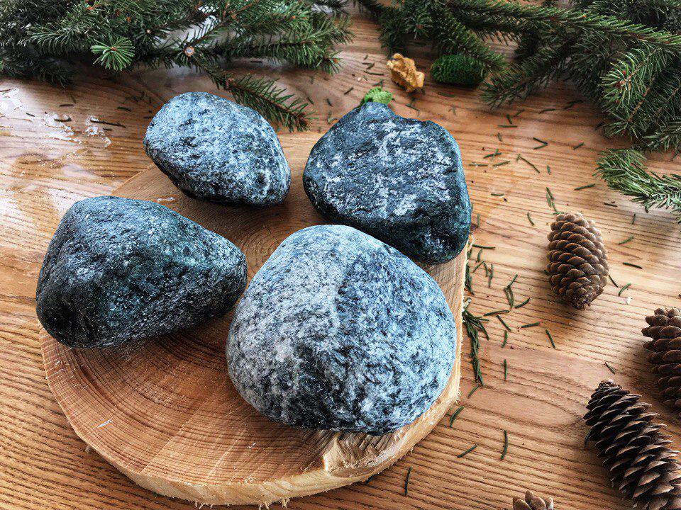 Камни для бани - мытье, подготовка и укладка