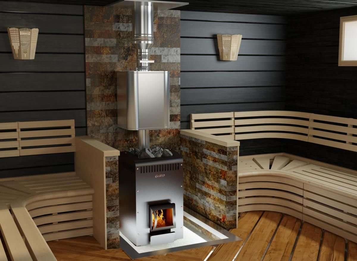 Как рассчитать мощность печи для бани