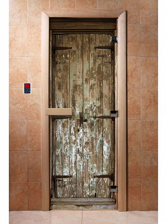Дверь для бани DoorWood с фотопечатью А028 1900х700