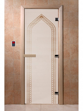 Дверь DoorWood арка (сатин) 1700х700