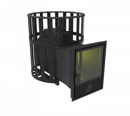 Печь-Камин Воевода 20 Д-1 сетчатый кожух