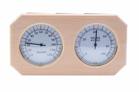 Термометр с гигрометром TH-22A (ольха)