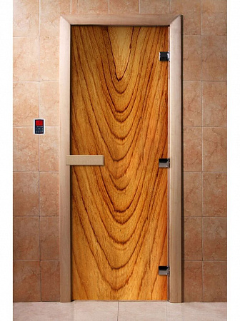 Дверь для бани DoorWood с фотопечатью А050 1900х700