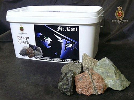 Камни для бани "MR. Kont" Тайная смесь (11,3 кг) (фракционированная)