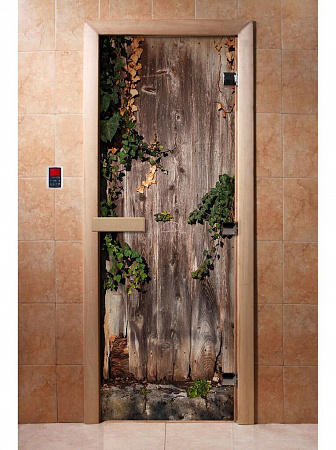 Дверь для бани DoorWood с фотопечатью А030 1900х700