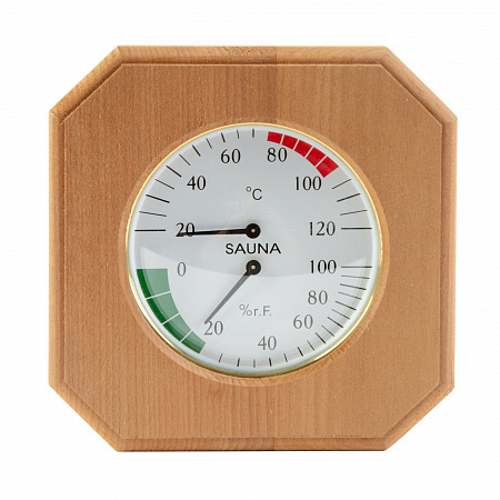 Термометр-гигрометр TH-12T (термодревесина)