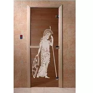 Стеклянная дверь для бани DoorWood рим 1900х600