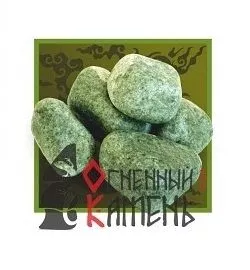 Камень для бани Жадеит (обвалованный) ведро 10 кг