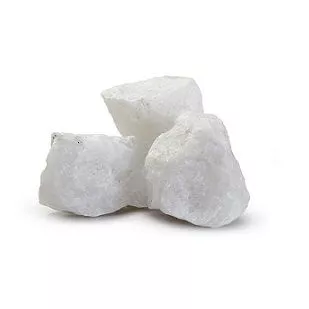 Камень для бани Кварц "жаркий лед" 10кг коробка